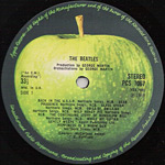 Apple Records - The Beatles, White Album label